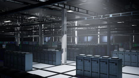 server arrays in data center maintaining datasets crucial to ai applications