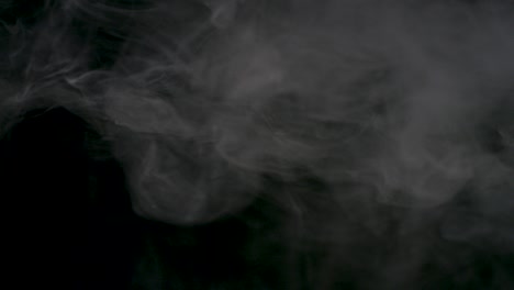 abstract smoke patterns on black background
