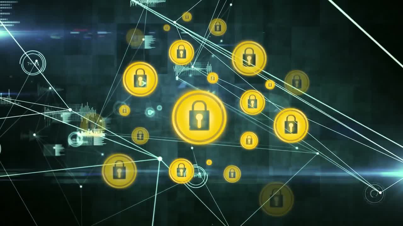 Technology security animation