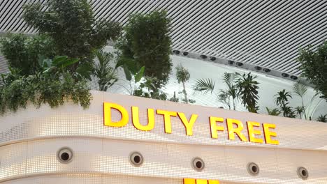 duty free shop at an airport