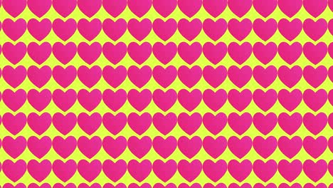 animación de fondo con marca de corazón gráficos de movimiento