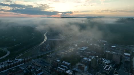 bâtiments de la ville américaine