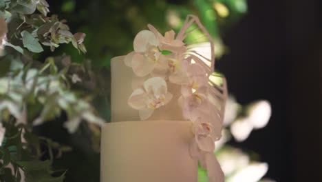 detail of wedding cake decoration
