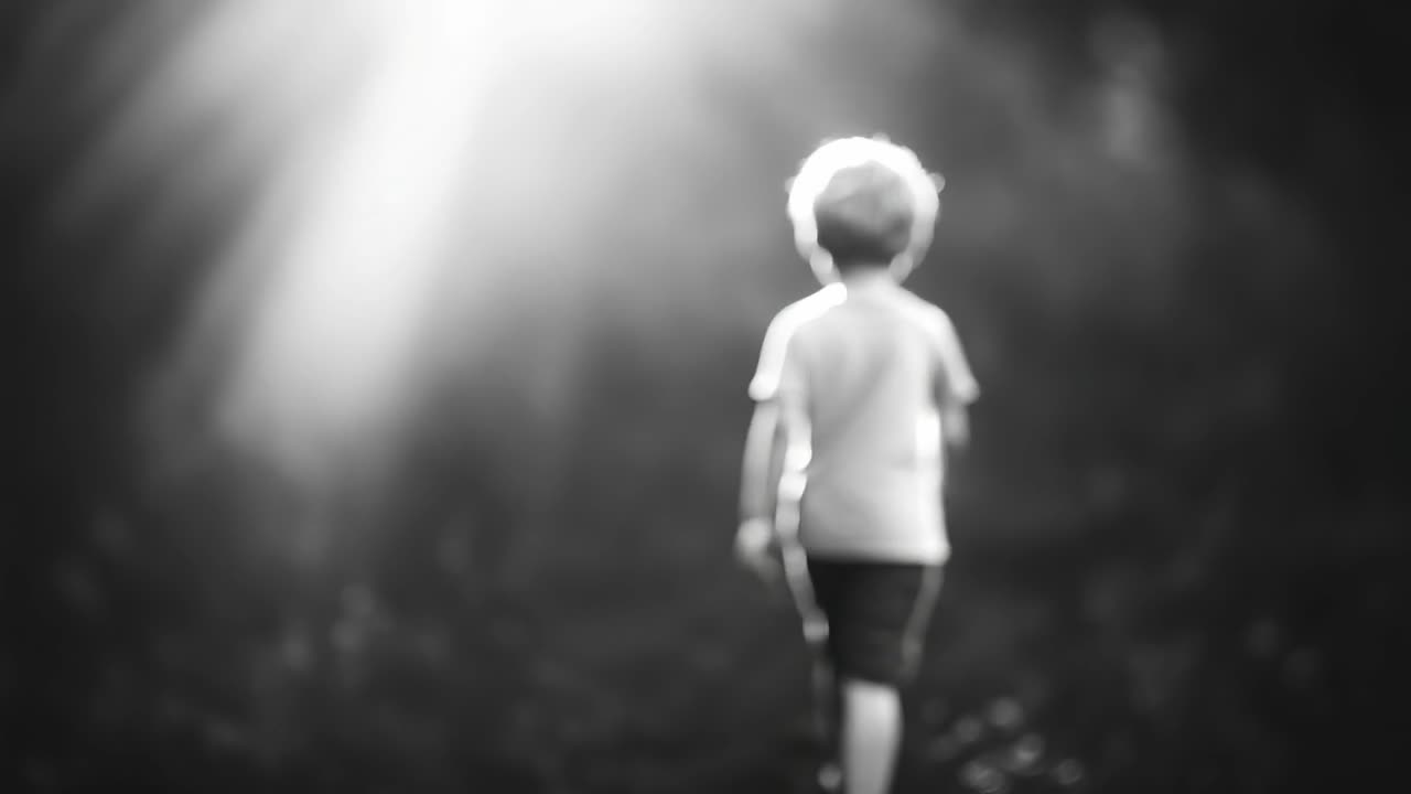 Child Contemplating Sunlight