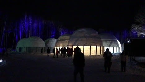 hokkaido-japan, circa : ice playground in hokkaido, japan