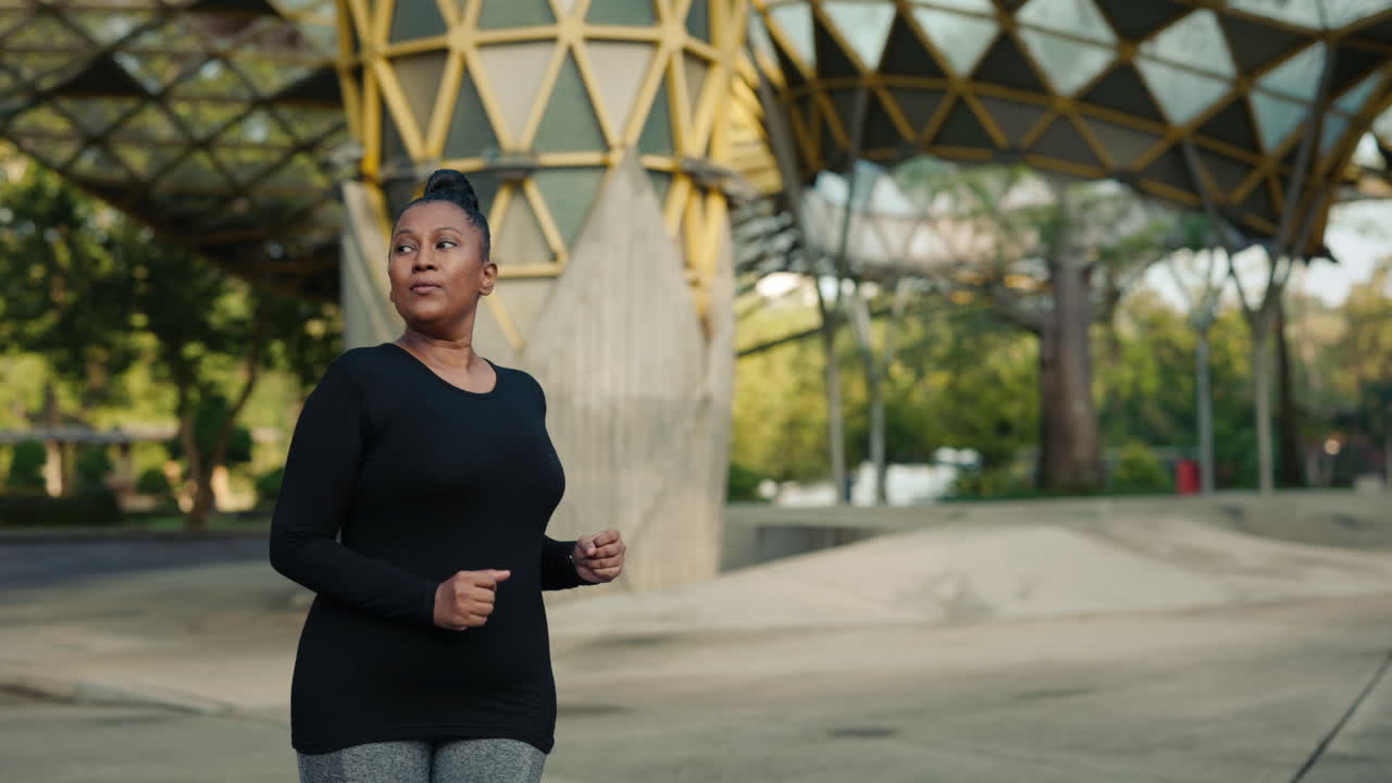 Woman jogging in the park