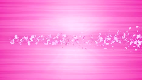 spiral shiny particle of cherry blossoms. sakura pattern. japanese cherry dancing. vortex from pink petals. abstract loop animation.