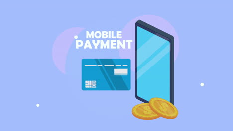 mobile payment with smartphone and coins