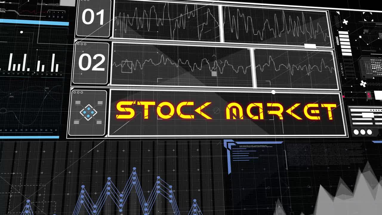 주식 시장 지수는 가상 공간에서 움직입니다