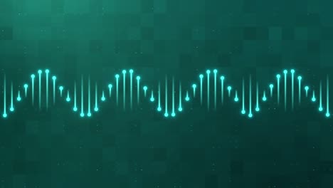 animated abstract geometric background of glowing wave. futuristic music equalizer sound rhythm. dynamic looped animation. digital technology neon wave motion graphics. symmetric graph diagram.