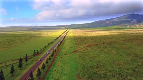 a flyover aerial of manele point on the hawaii island of lanai 2