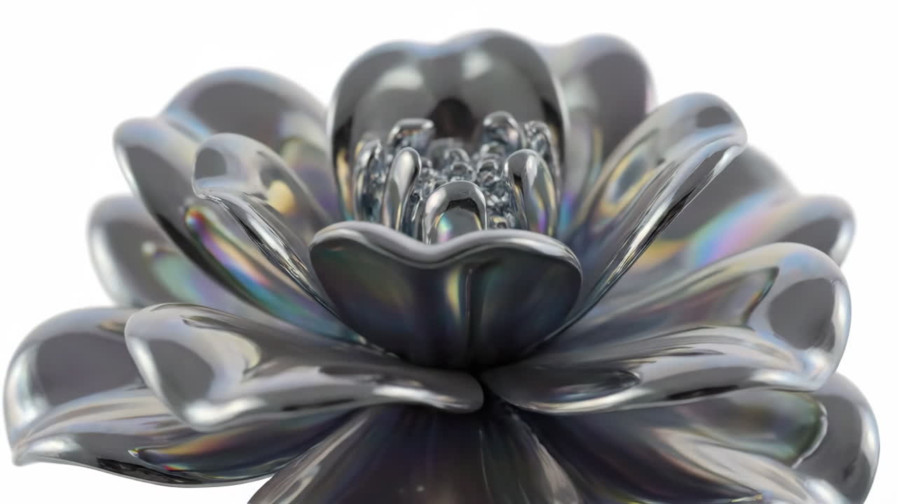 Silver Metal Flower