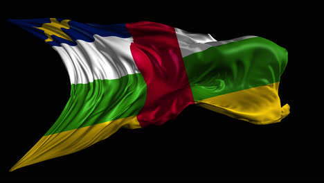 Central African Republic Flag Waving