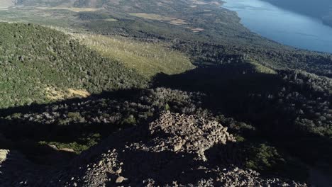 Aerial-shot-in-Patagonia-Argentina