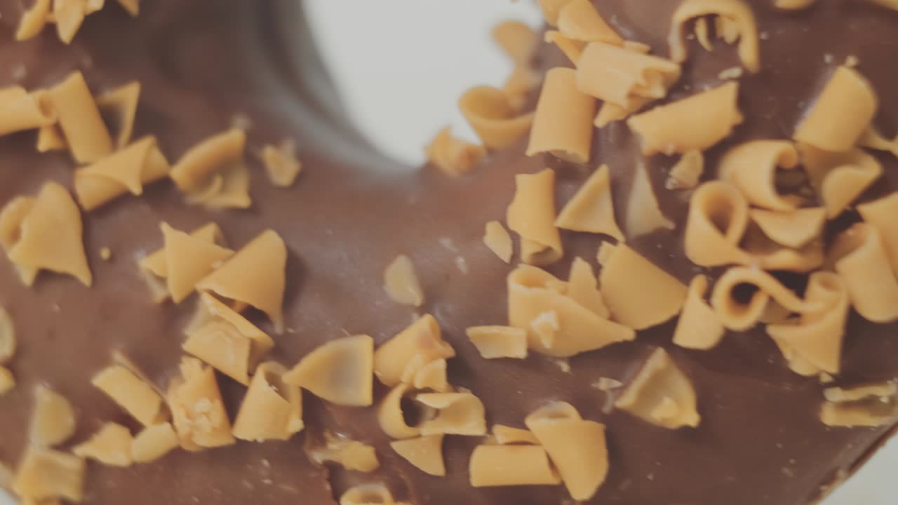 un donut dulce y delicioso.