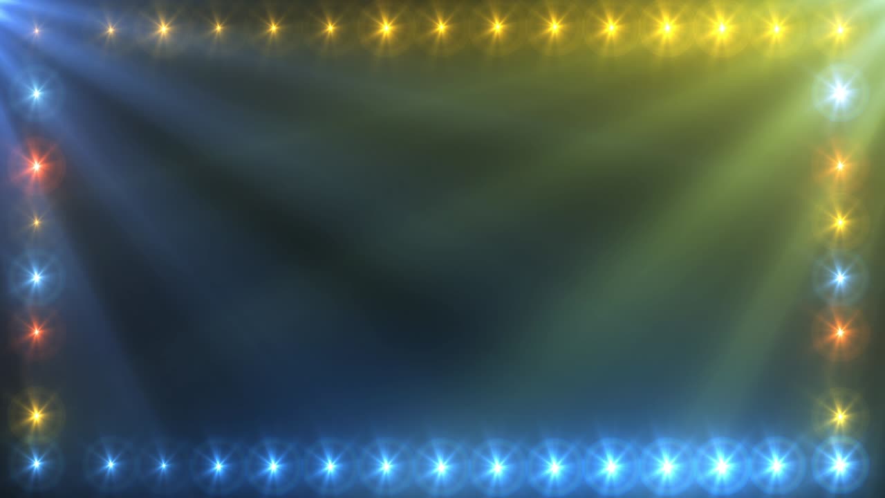 animación de bucle de luz conducida por el brillo de la etapa