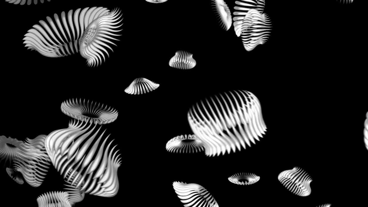 fondo abstracto flotante formas orgánicas pulsantes 6