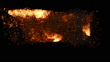 fire explosion graphic