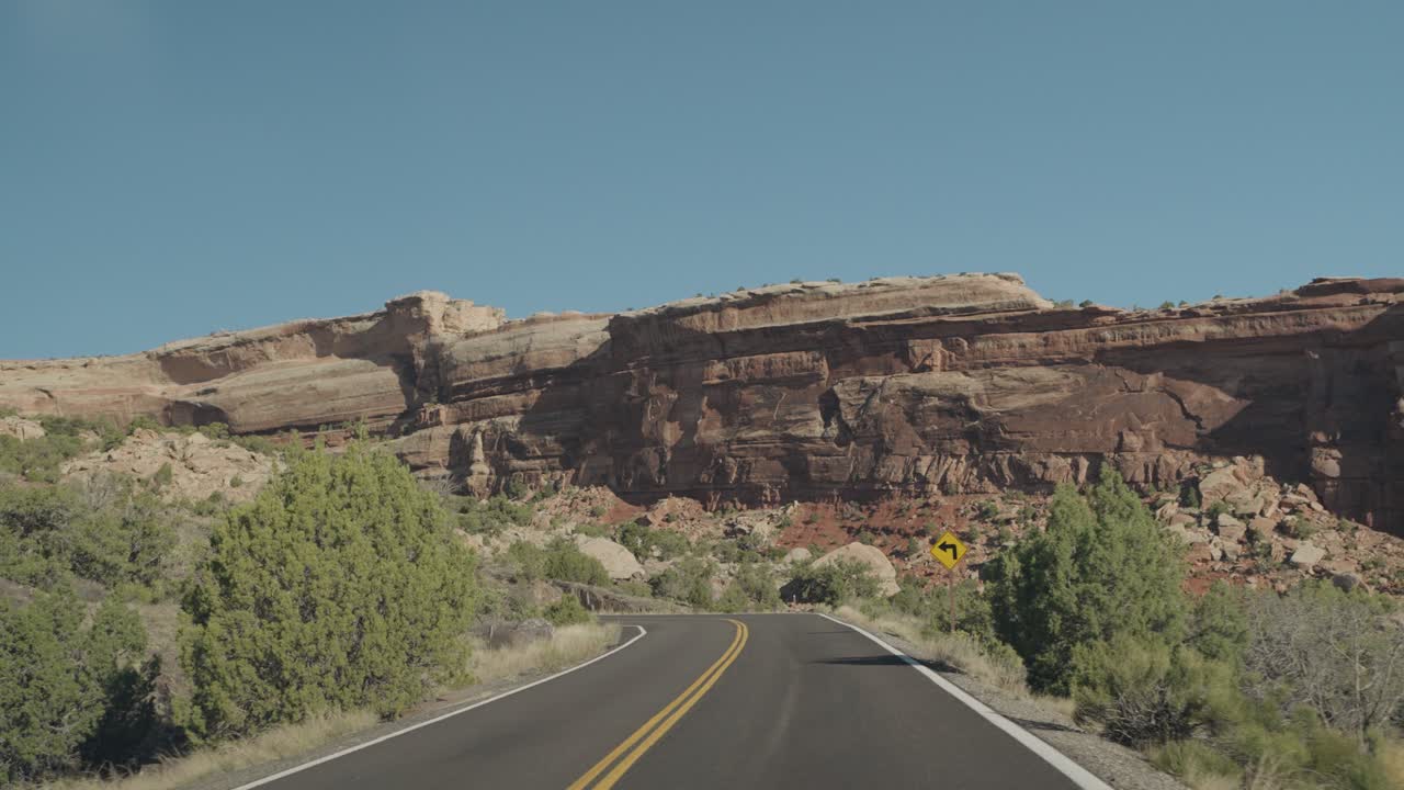 Scenic Road Through the Mountains