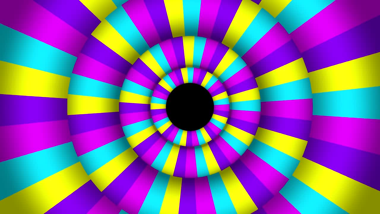 fondo de movimiento de círculos de meta coloridos