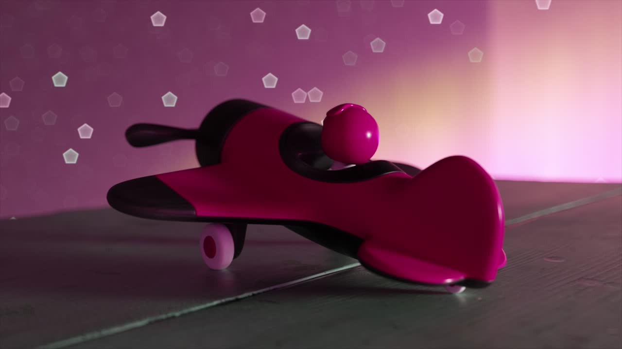 Pink Airplane Toy