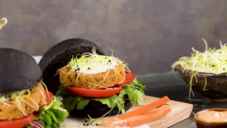 tasty grilled veggie burgers