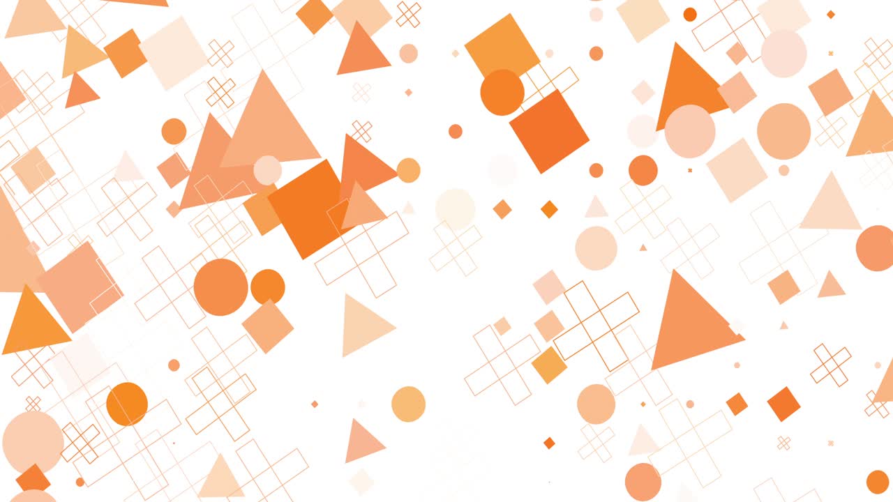 fondo de formas geométricas que se mueven al azar