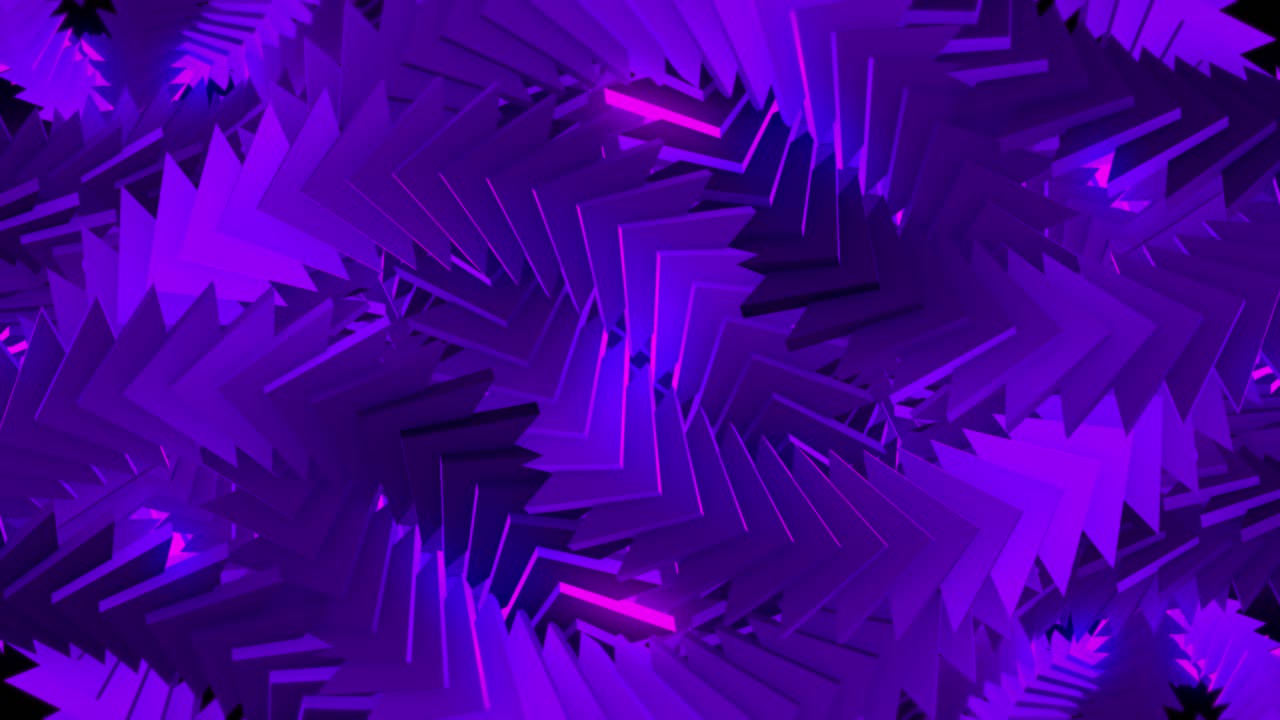 Abstrakt lilla og magenta geometrisk mønster i loop-baggrund