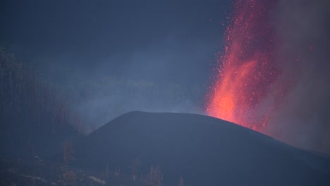 cumbre vieja volcanic eruption in la palma canary islands 2021