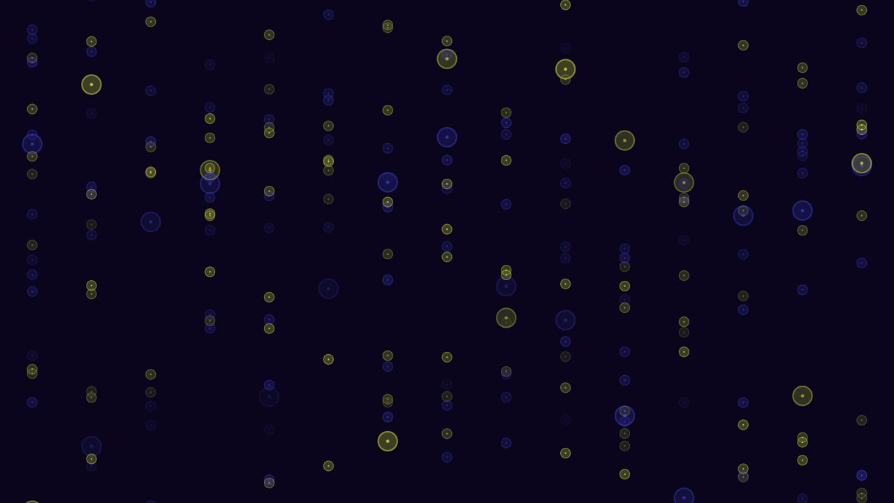 Vibrant colorful dot pattern on black background