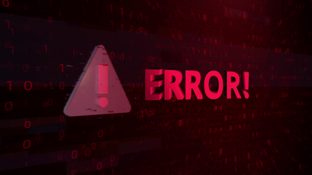 alerta de hackeo de código binario de tecnología, antecedentes de ciclo de ataque de cibercrimen.