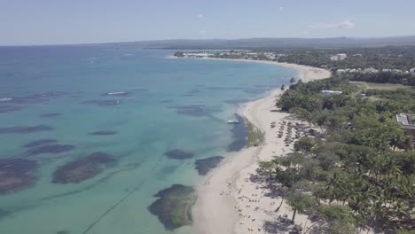 greenery mountain seabed aerial 4k dominican republic puerto plata