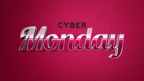 Retro-Cyber-Monday-text-on-red-grunge-texture-in-80s-style