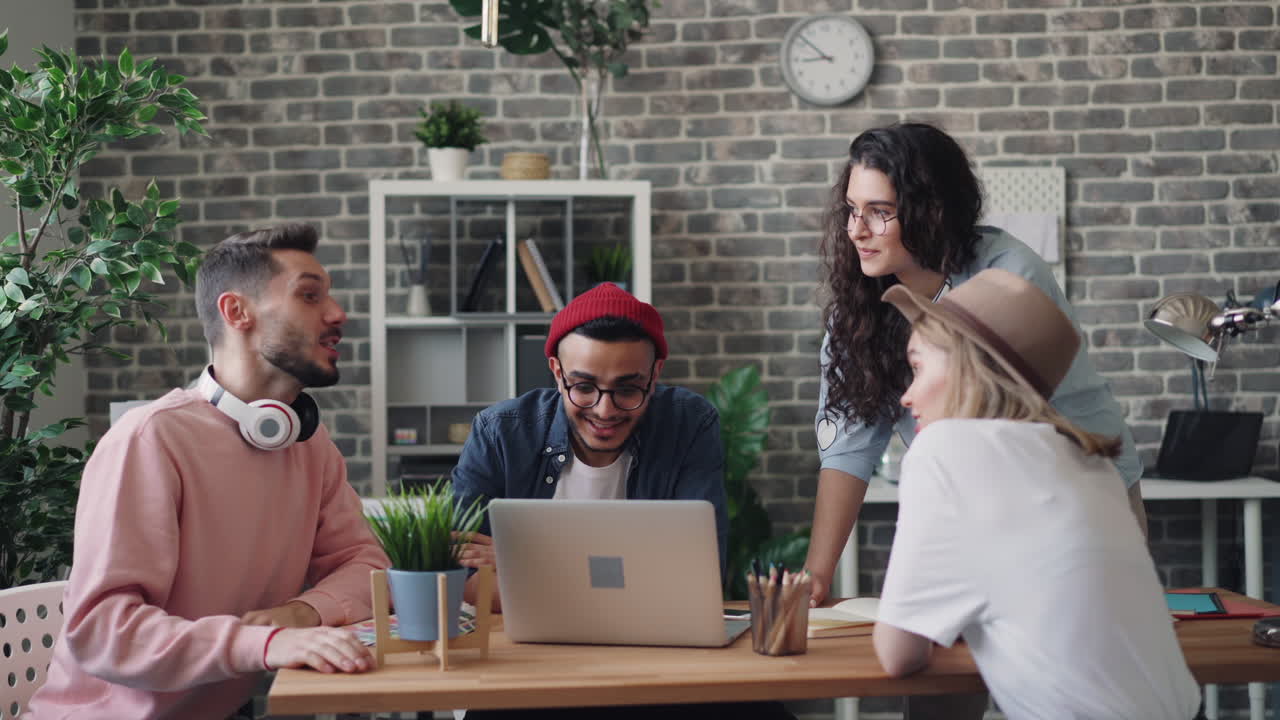 Creative Team Meeting in Modern Office