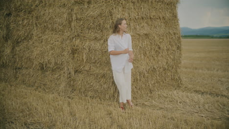 Pensive-Woman-At-Farm-Portrait