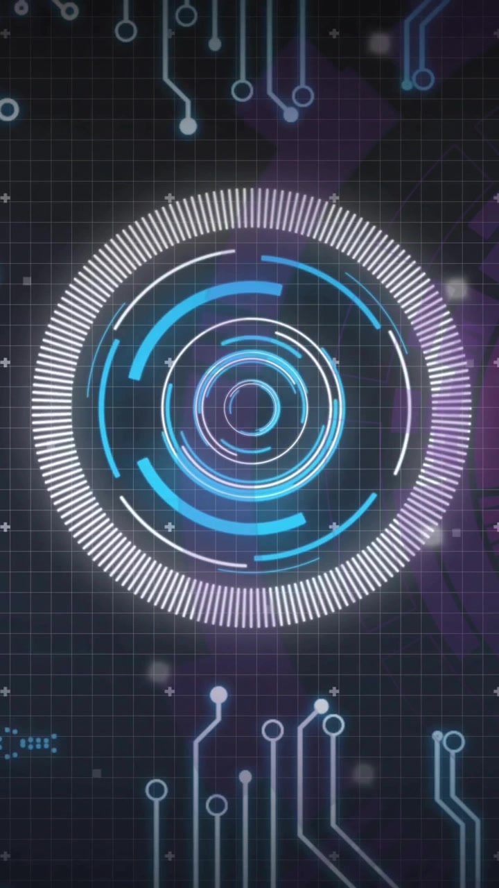 Animation of scope and data processing over computer circuit board