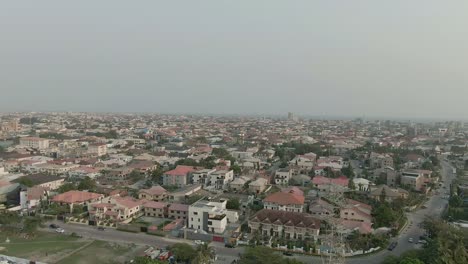 Aerial-Lagos,-Nigeria,-Africa