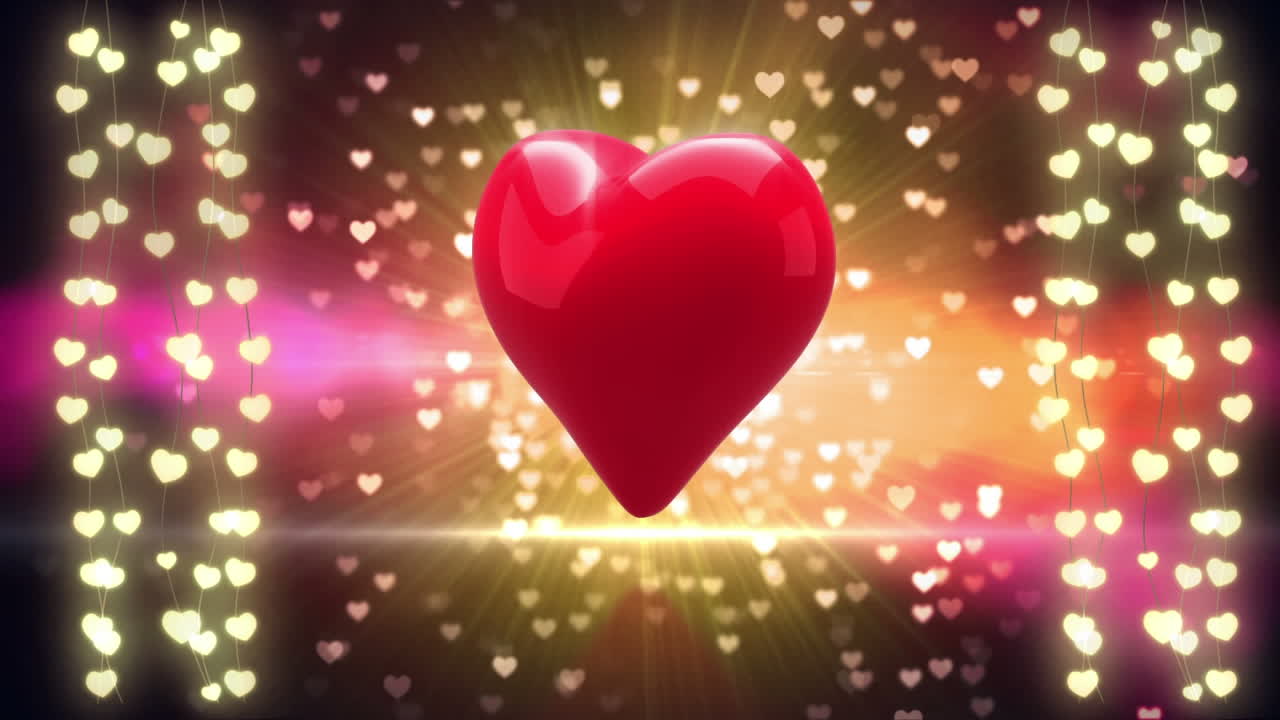 빛나는 잎과 색다른 배경에 요정 불빛의 줄