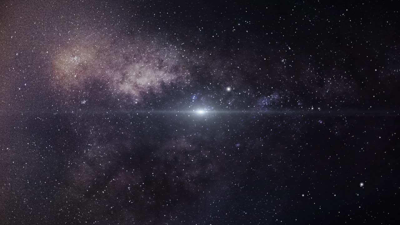 우주 한가운데 밝은 빛