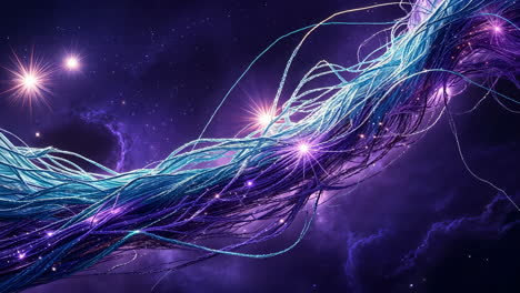 vibrant cosmic energy flow