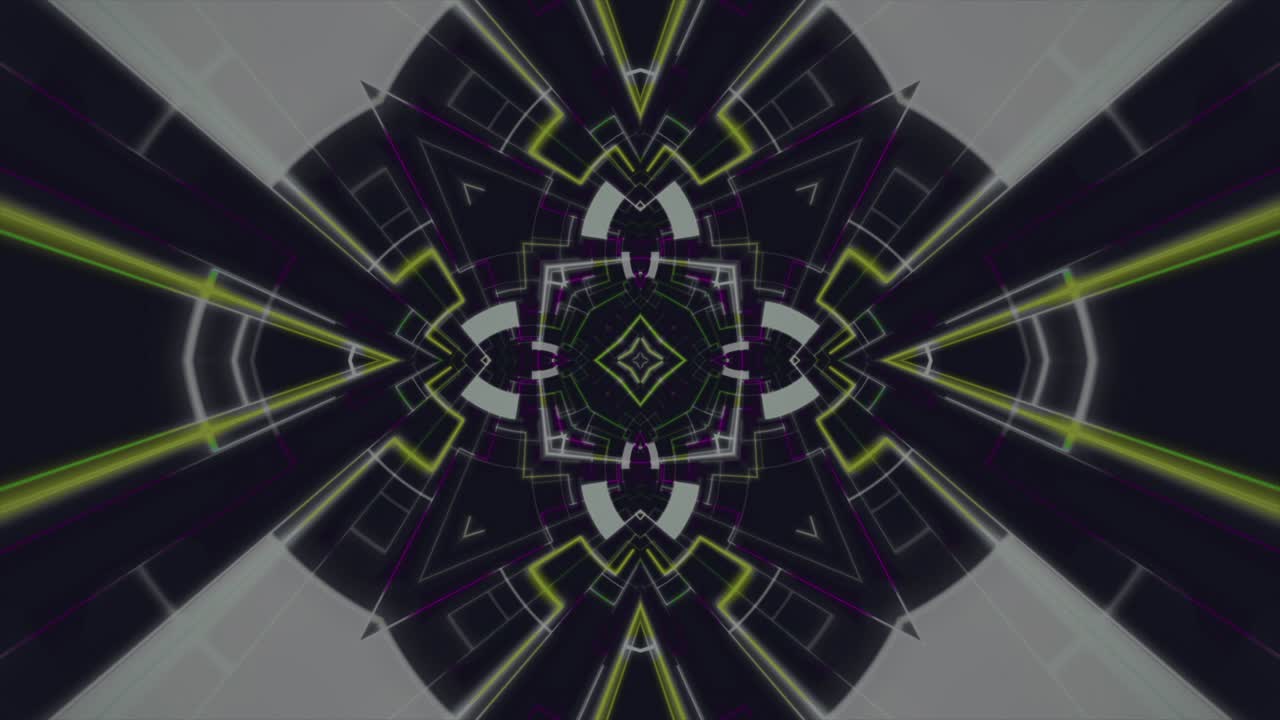 Loop de Discoteca Geométrico Digital de Alta Tecnologia