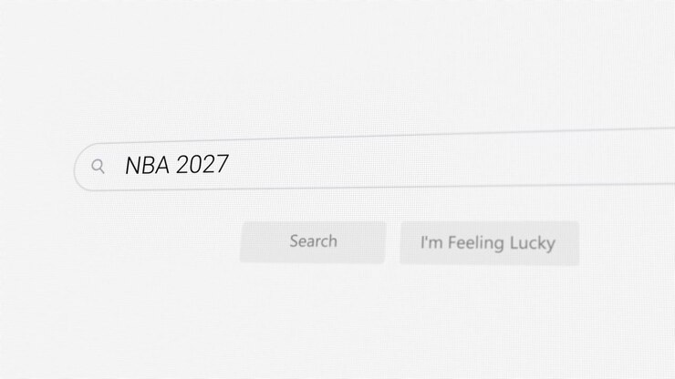 Searching for NBA 2027 on Internet browser