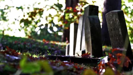 Close-up-ruined-tombstone