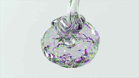 vertido de líquidos geométricos abstractos