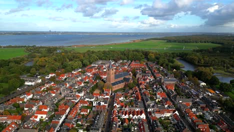 Aufnahmen-In-Naarden,-Niederlande-Dji-Mini-3-Pro