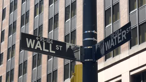 Close-up-Wall-Street-Sign