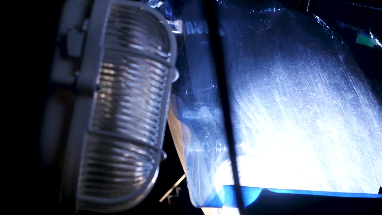 configuración de iluminación de estudio con difusor