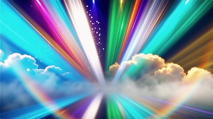 Sfondo di Adorazione Cristiana con Luce Celeste