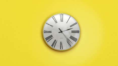 reloj en la pared cerrar 24 horas lapso de tiempo