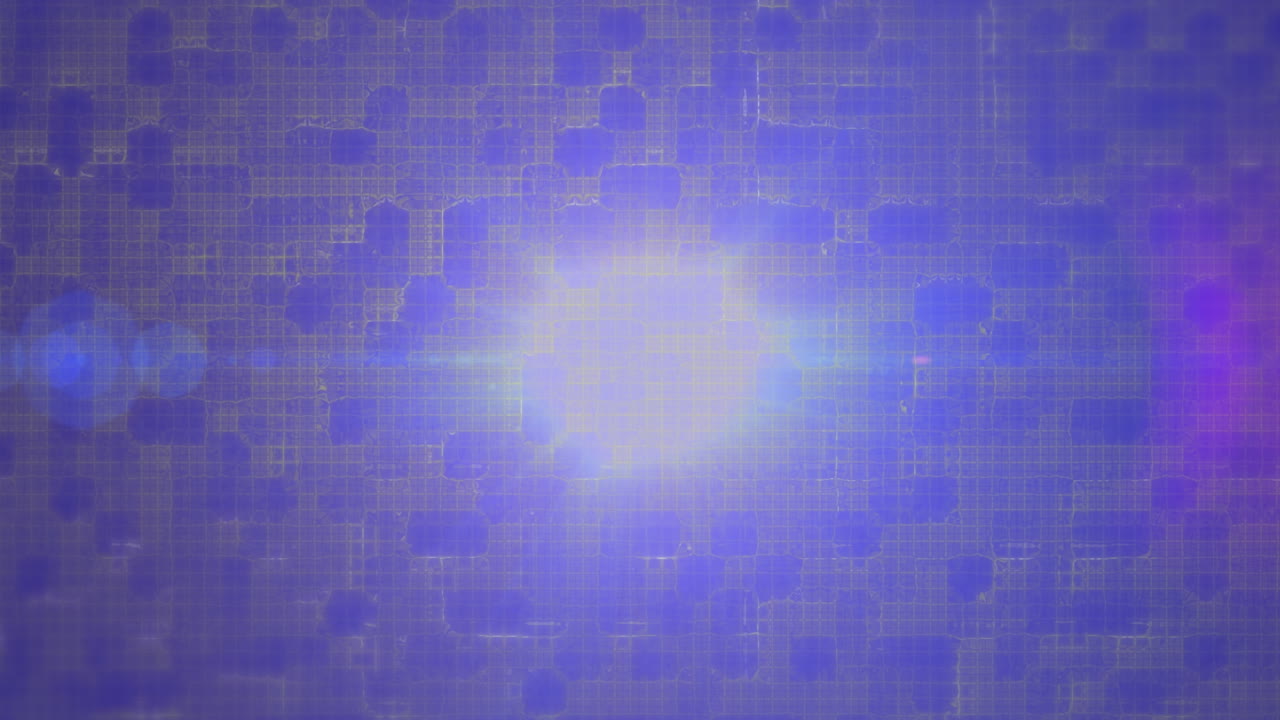 animación del cerebro humano y senderos azules sobre un fondo azul oscuro